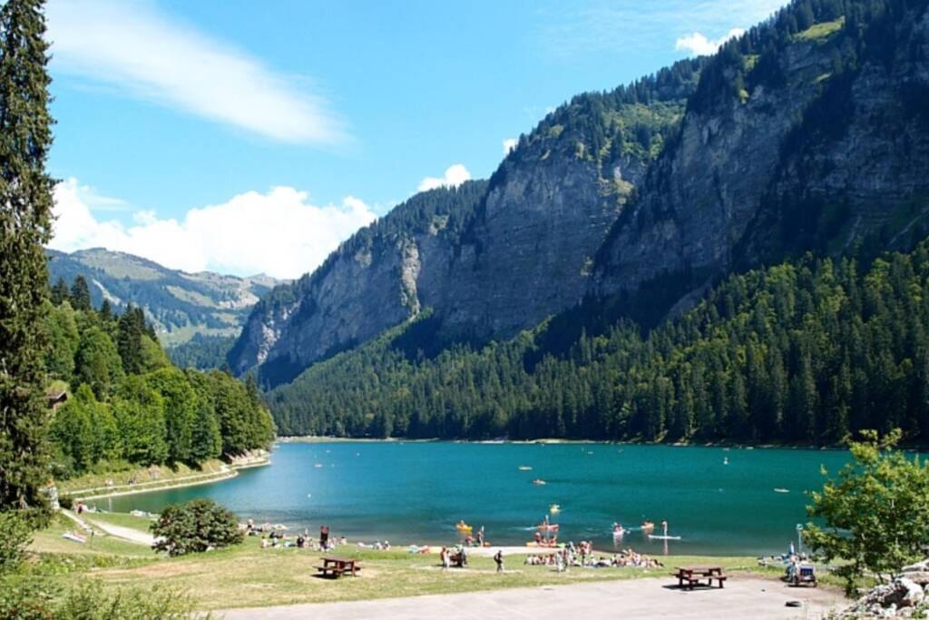 Le Relai S34 - Grand Et Lumineux Studio Avec Coin Montagne 4-6 Pers Avec Wifi, 50M Des Pistes, Grand Balcon Expose Sud, Draps Non Compris Saint-Jean-dʼAulps Exterior foto